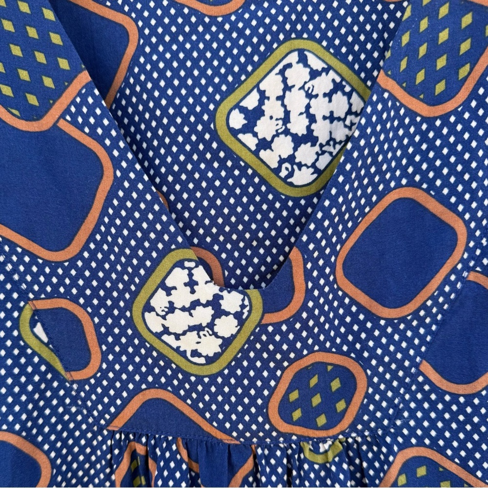 The Odells Anthro Sierra Kimono Tassel Dolman Sleeves Geometric Boho Top 1X - Picture 3 of 10